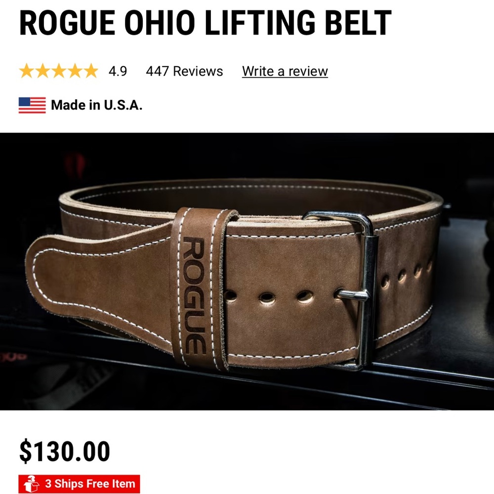 Weight Lifting Belt